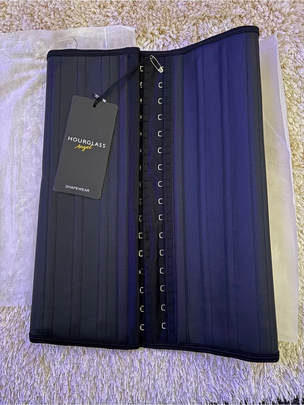 NEW Hourglass Angle Black Waist Trainer Shapewear size Small